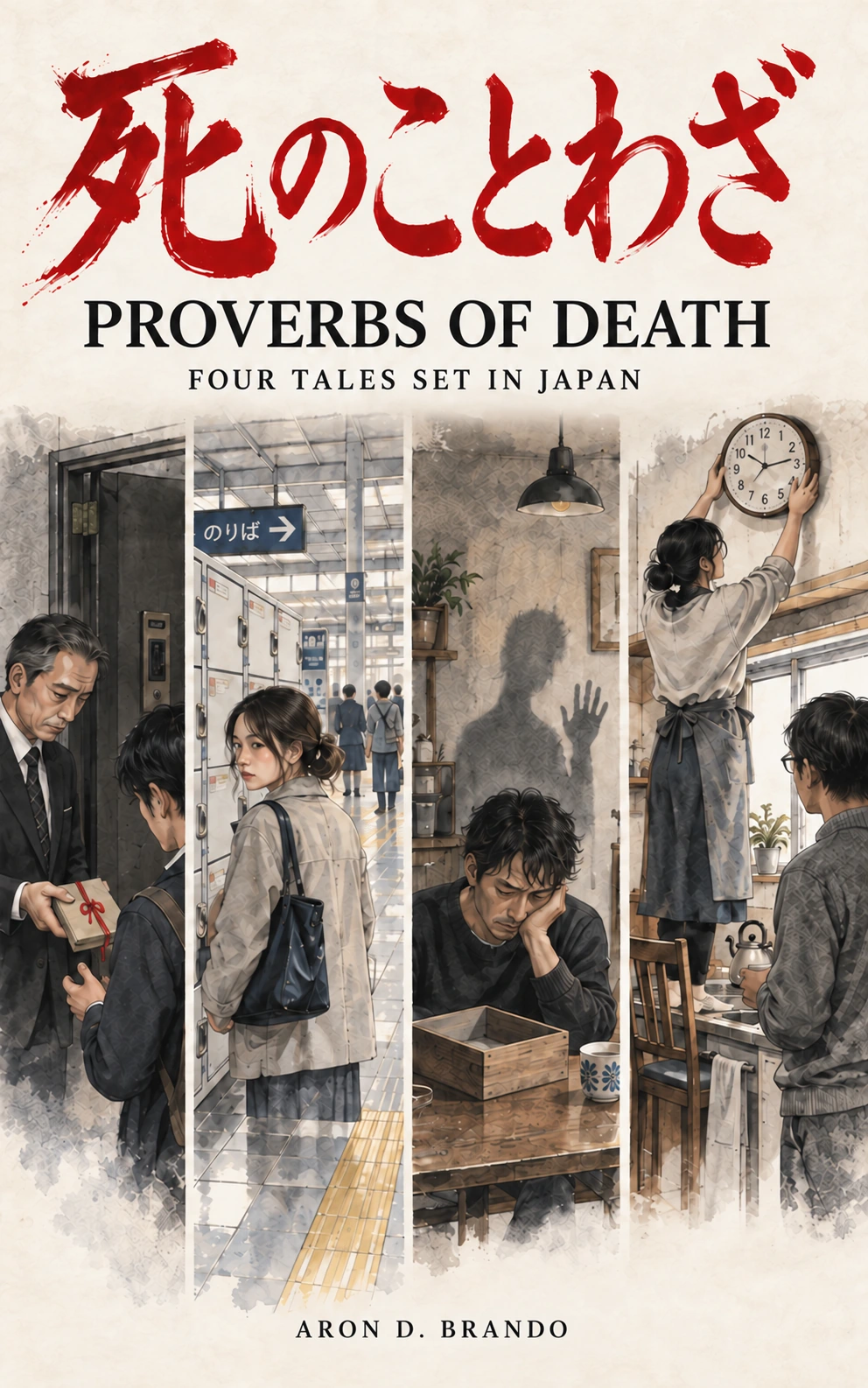 Proverbs of Death by Aron D. Brando, with the Japanese title 死のことわざ